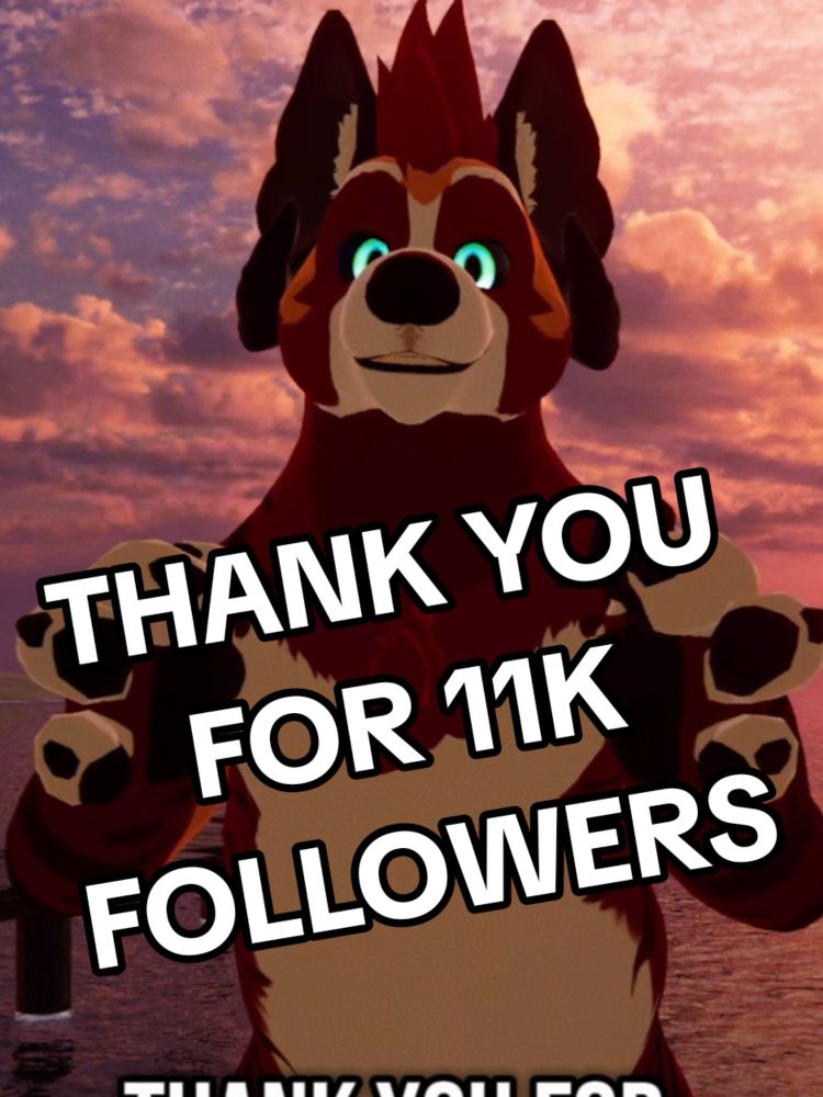 Thanks to my 11k followers for watching #furry #furryfandom #furrytiktok #furryfyp #tiktokban #fyp #10kfollowers😭😭😭😭 