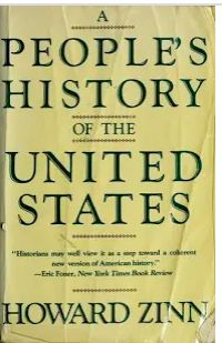 Zinn, People’s History of the United States