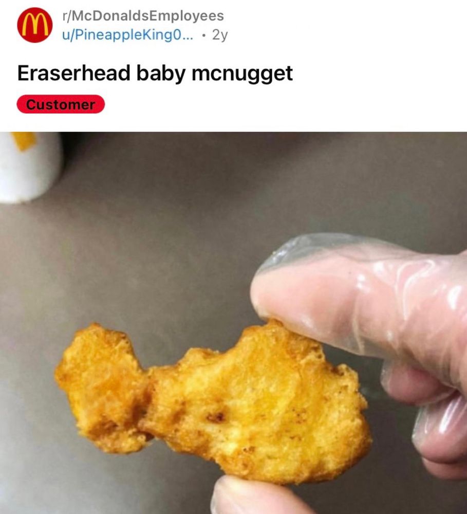 eraserhead baby mcnugget
