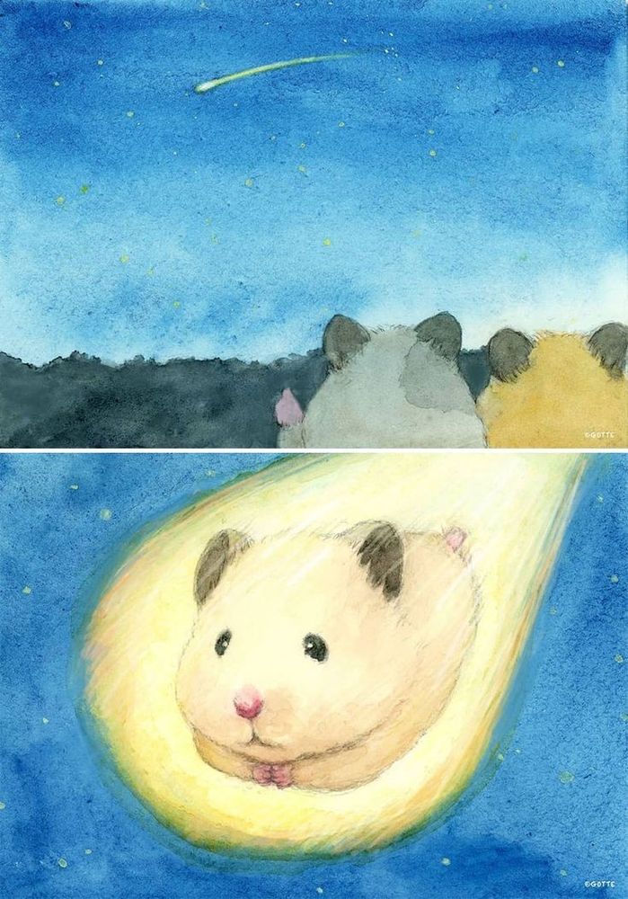 hamster art by Gotte