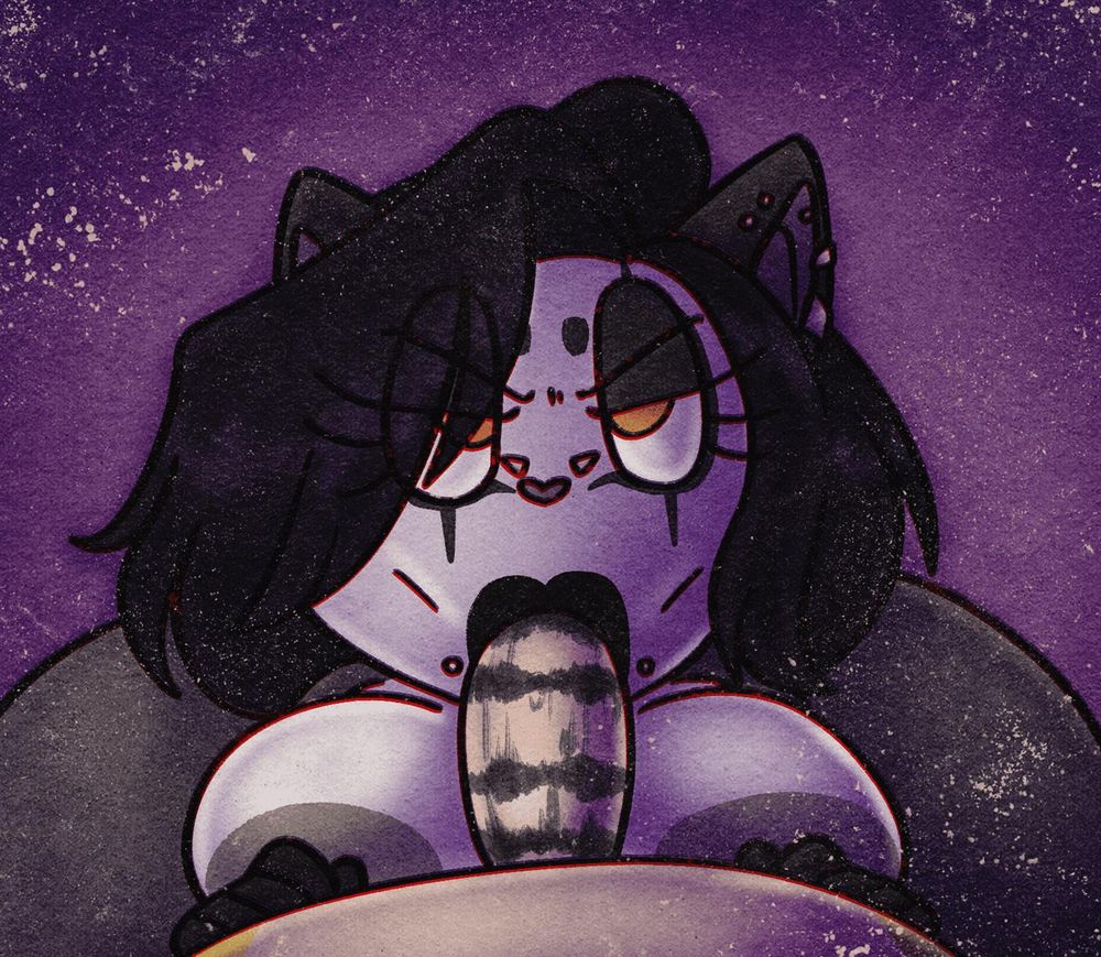 Greta (she/her) sucking a dick.