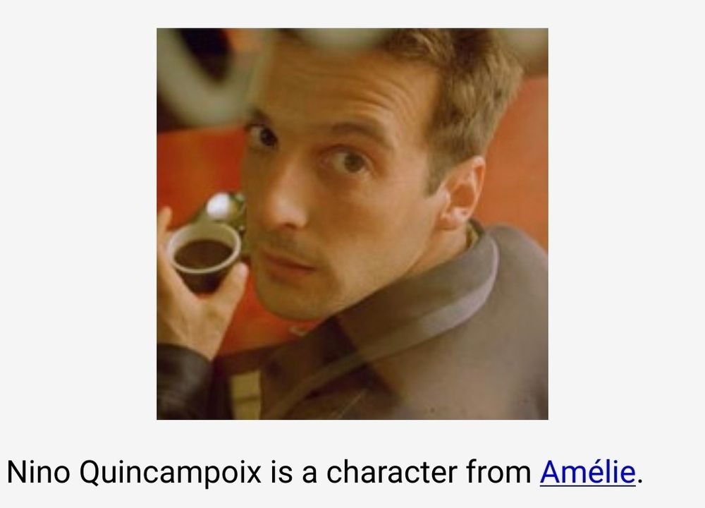 Nino Quincampoix from Amélie