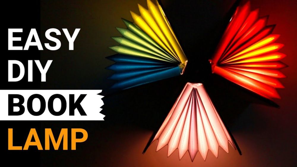 A DIY book lamp that even kids can make! (STEM/STEAM education)