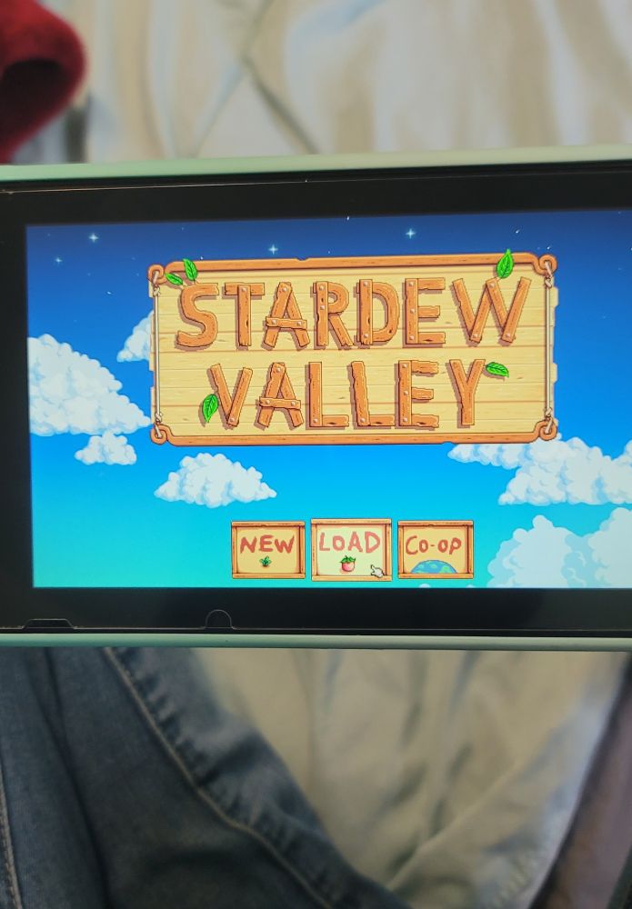 Stardew Valley game on Nintendo Switch 
