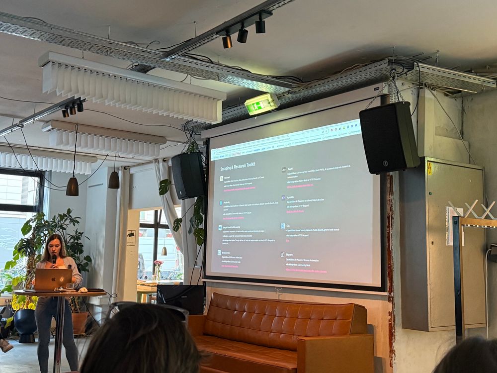 Nadia Talking about AI powered web scraping with n8n