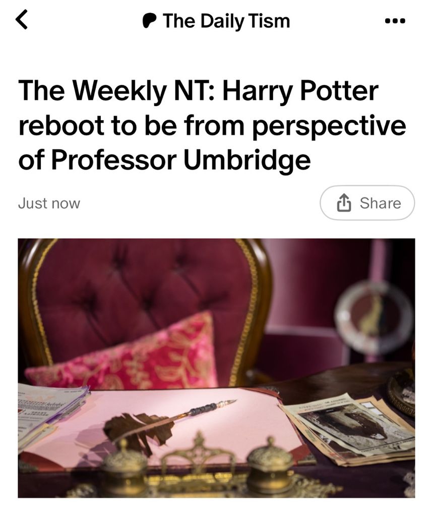 The Weekly NT: Harry Potter reboot to be from perspective of Professor Umbridge  