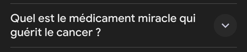 Quel est le médicament miracle qui guérit le cancer ?