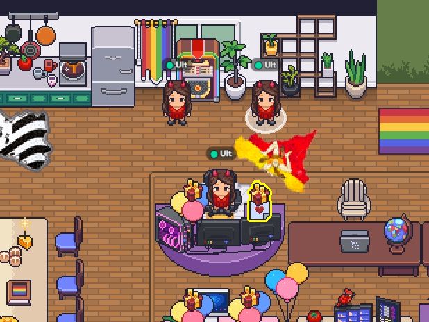 les autres membres de la Ultia Corp se sont déguisés en mon propre personnage pour Carnaval