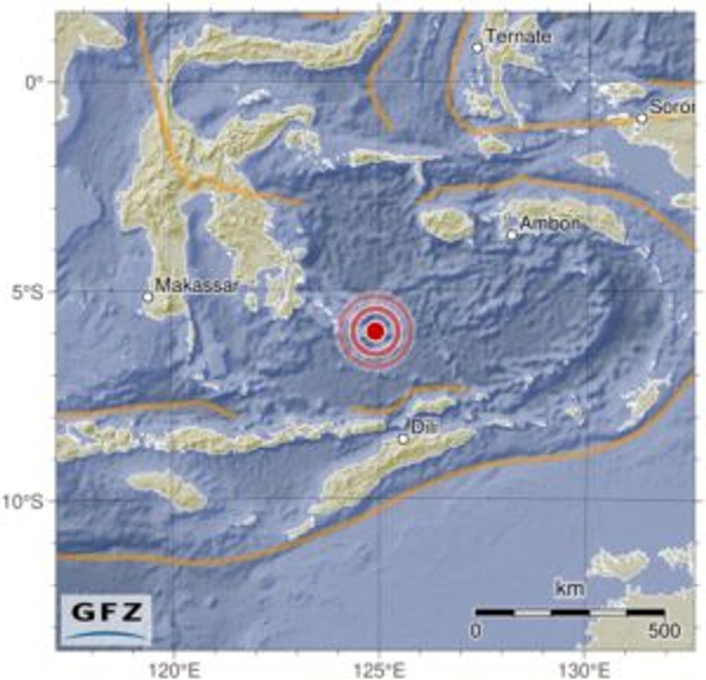 Indonesien: Mantelbeben Mw 6,1 in der Banda-See - Vulkane Net Newsblog