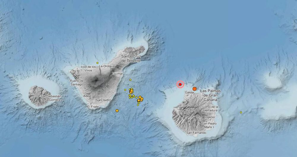 Kanaren: Schwarmbeben am submarinen Vulkan Enmedio - Vulkane Net Newsblog