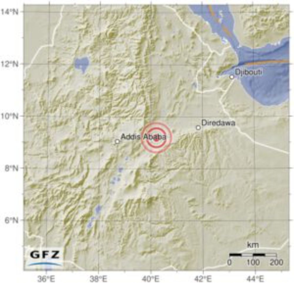 Äthiopien: Erdbeben Mw 5,3 nahe Vulkan - Vulkane Net Newsblog