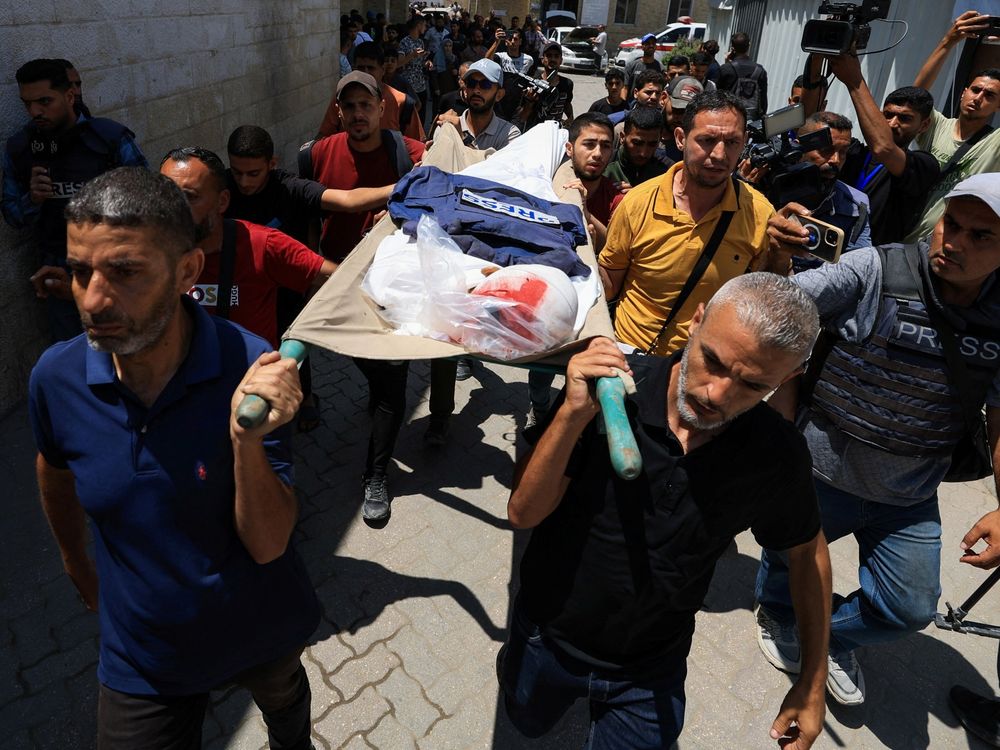 Israel kills three journalists in attack on Gaza City’s Al-Ahli Hospital