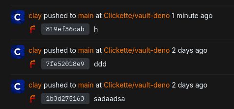 clay pushed to branch main at Clickette/vault-deno:
h (1 minute ago)
ddd (2 days ago)
sadaadsa (2 days ago)