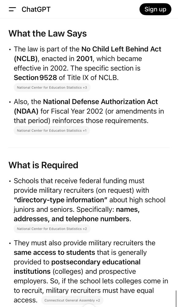 “No Child Left Behind” under President Bush introduced this requirement