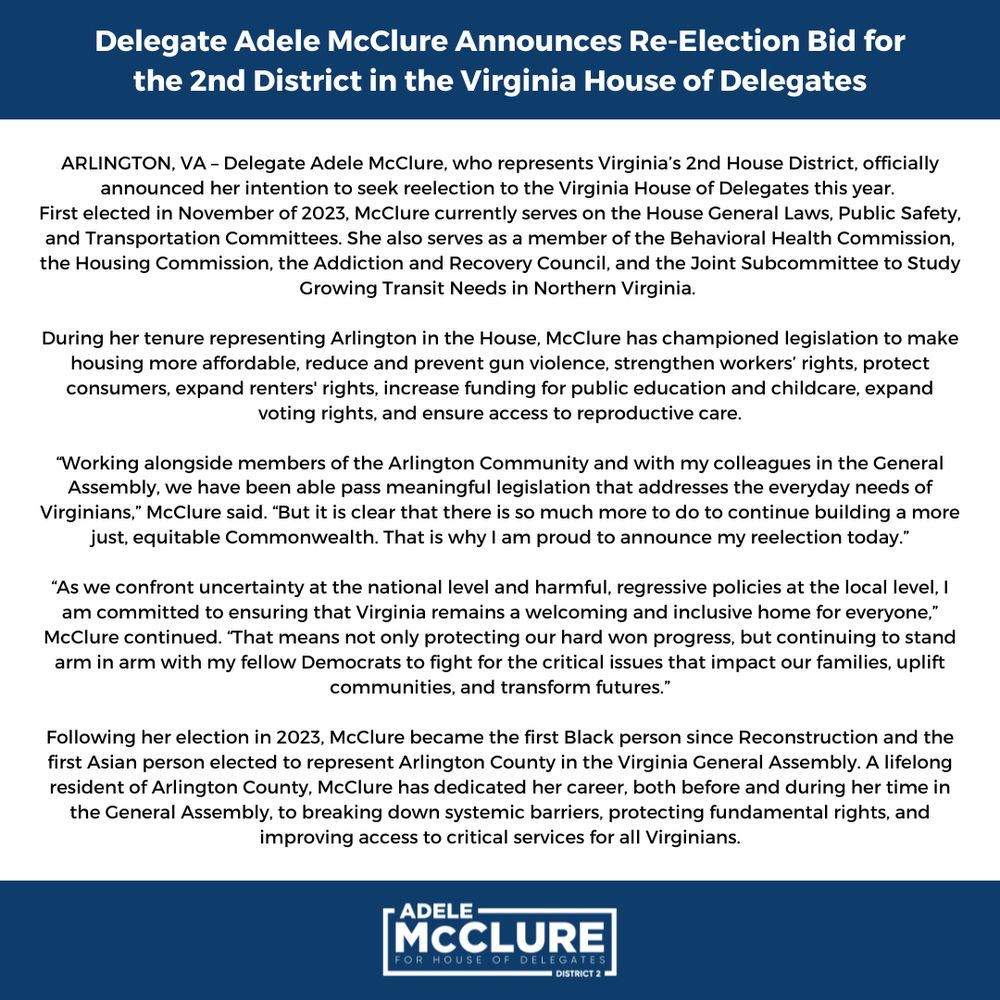 Link to press release document: 
bit.ly/ReelectionPR