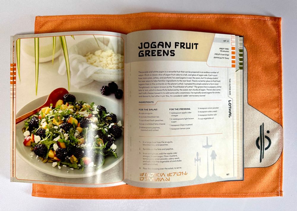 The recipe for Jogan Fruit Greens from The Ultimate Star Wars Cookbook. 