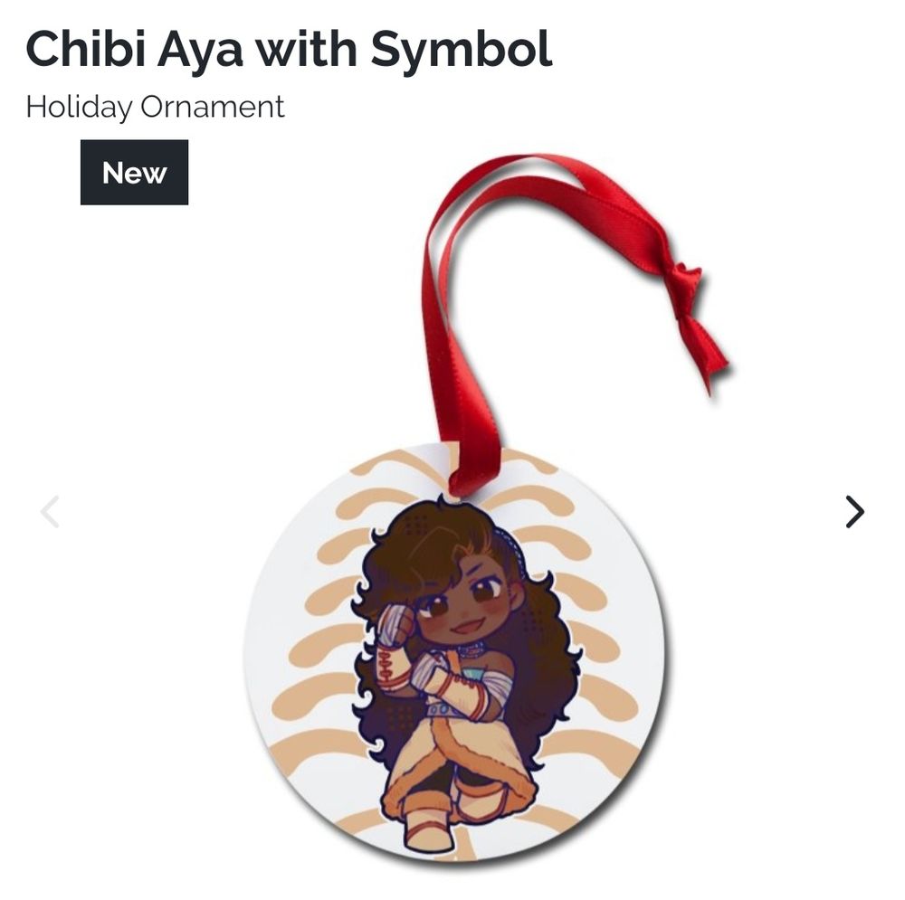 Chibi Aya Holiday Ornament