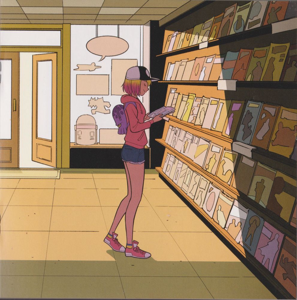 Gwenpool in a comic shop