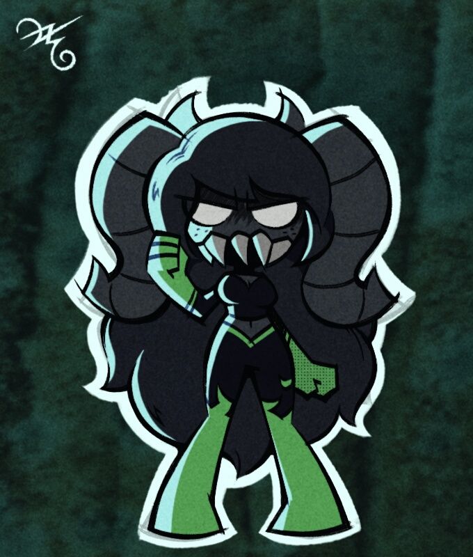 Siren dressed in Penelope Spectra's Disorders fit.
Goes hard.