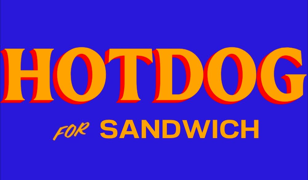Mamdani sign that reads Hotdog for Sandwich