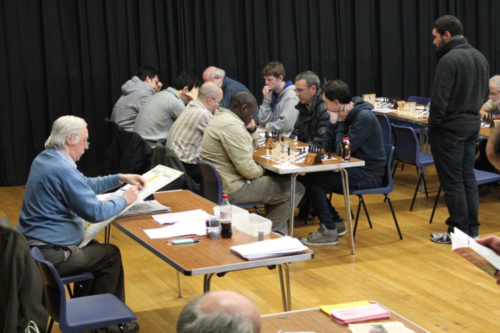 Playing hall for 2014 Hampshire Congress at Eastleigh College (picture from 2013 as no photos taken in 2014).