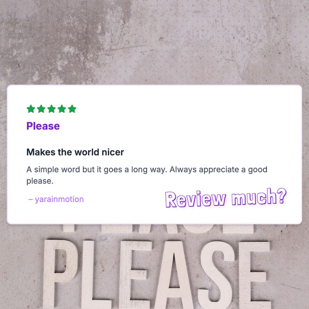 Word please gets a 5 star review on Review Much.