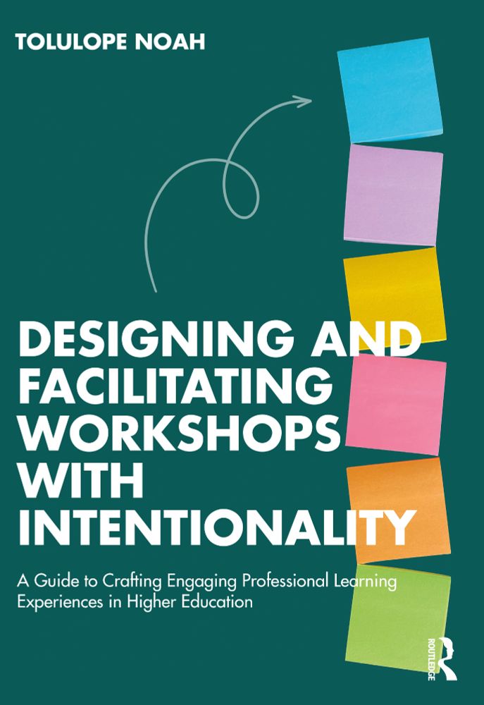 The cover of the book, Designing and Facilitating Workshops with Intentionality, by Tolulope Noah.