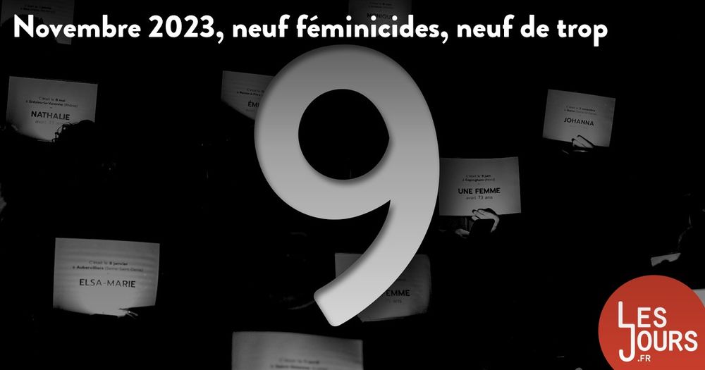 Novembre 2023, neuf féminicides, neuf de trop