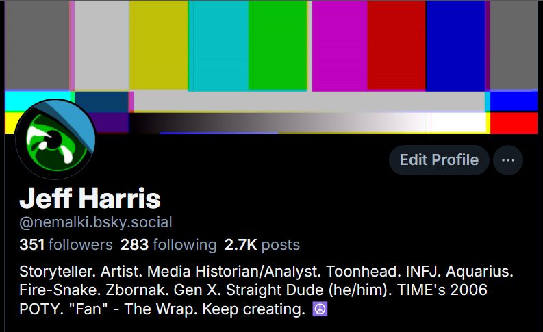 My BlueSky account. Wait, you're already here. Moving on...