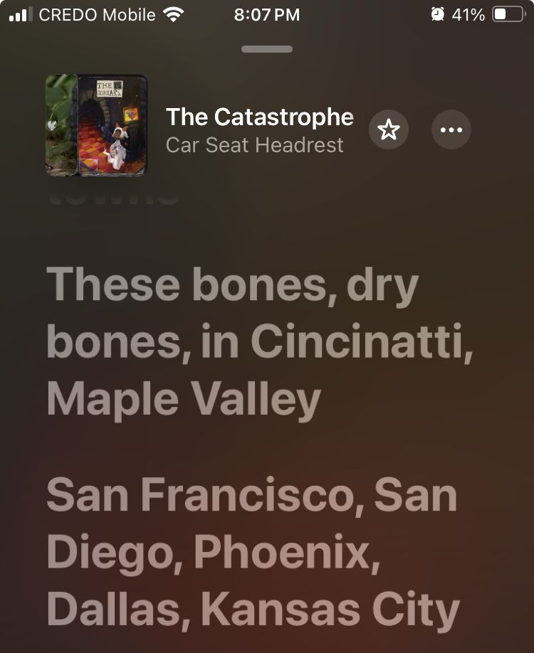 CSH’s The Catastrophe (Good Luck With That, Man)

These bones, dry bones, in Cincinnati, Maple Valley // San Francisco, San Diego, Phoenix, Dallas, Kansas City