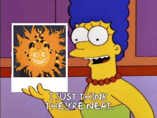 Marge Simpson meme saying this amazing artwork is neat [genuine]