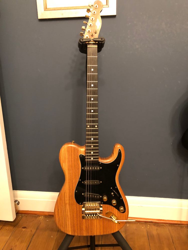Guitar on stand