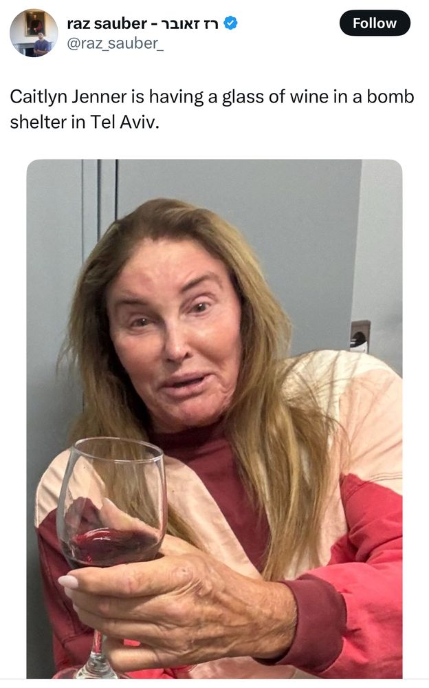 Caitlin Jenner being drunk and Zionist