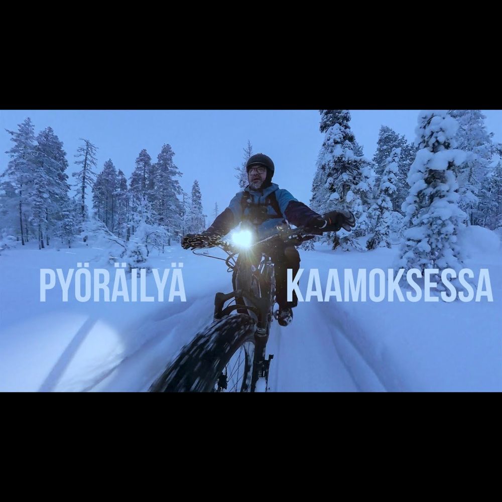 Kaamospyöräilyä Ylläksellä