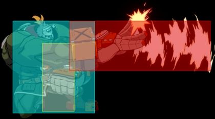 Potemkin from Guilty Gear Strive doing a flicking motion