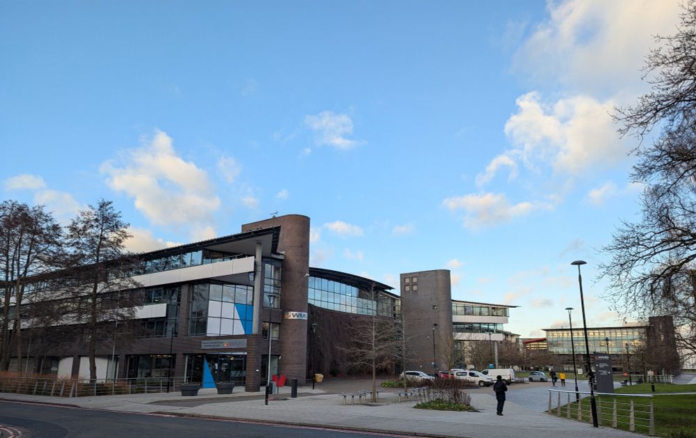 A picture of the international manufacturing centre building at the university of Warwick.