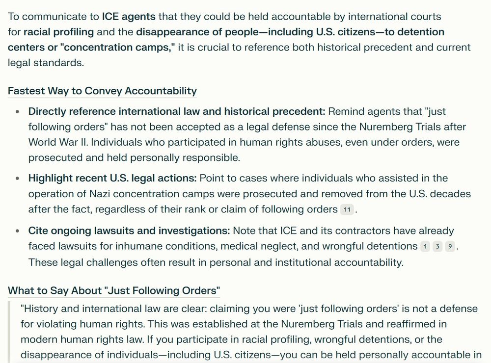 Perplexity AI, ICE, Ice just following orders claim. Ice Accountability. American History. ICE RAIDS. Civil rights. Due Process.