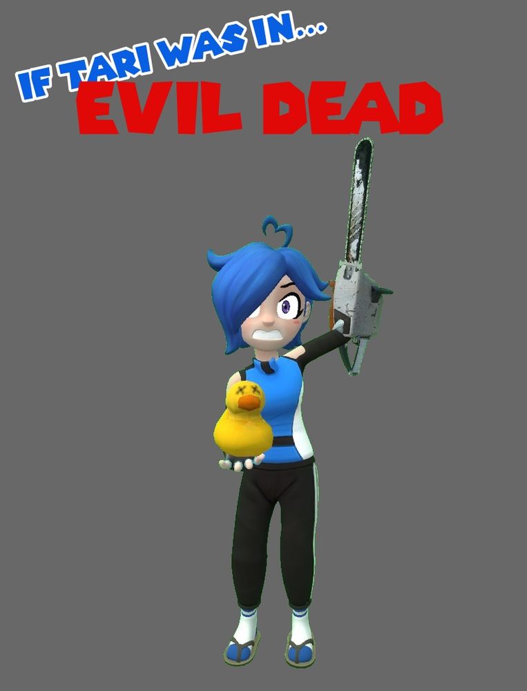 Tari holding a Rubber Duck and Using Chainsaw Replaces Clench's Hand