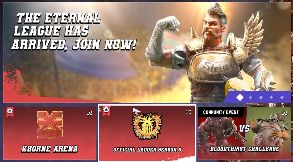 Bloodbowl 3 title screen