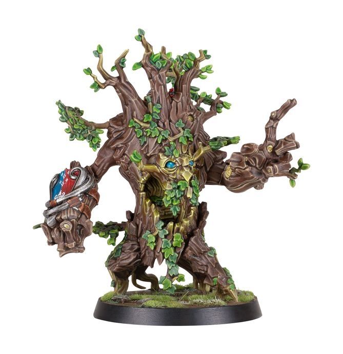 Bloodbowl treeman pointing