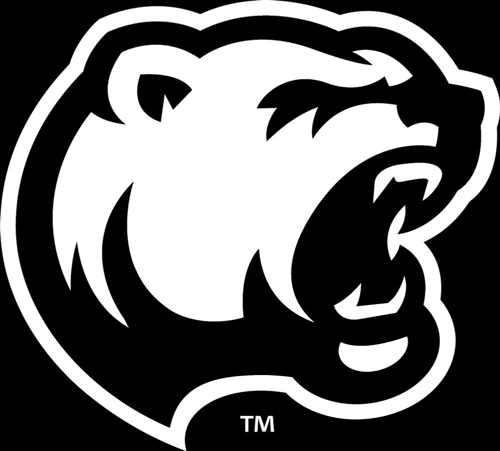 A bear's head logo