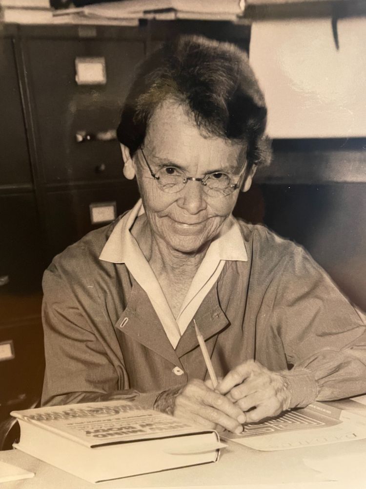 Barbara McClintock portrait