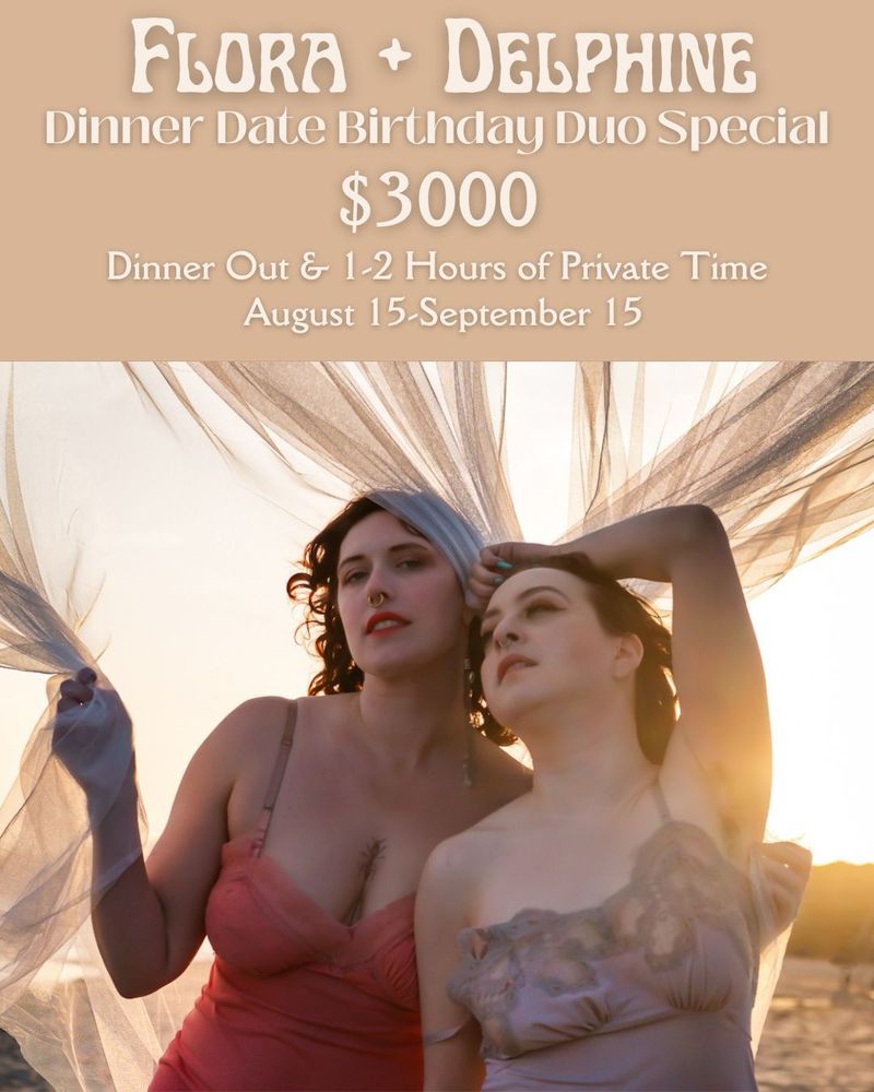 Flora & Delphine pose at sunset with fabric behind them. They are wearing vintage slips and look very ethereal