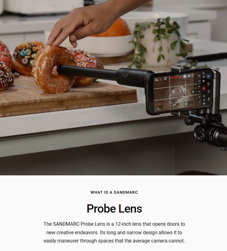 The Sandmarc Probe Lens promises to revolutionize hole pics