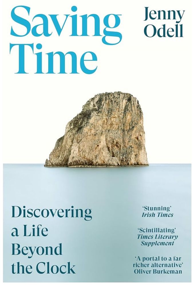 The cover of Jenny Odell’s book ‘Saving Time’. 