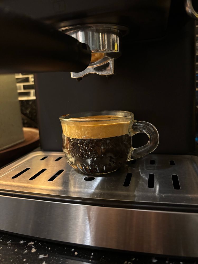 Double shot of espresso