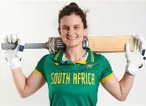 Cricket goddess Laura Wolvaardt in her South Africa national team kit