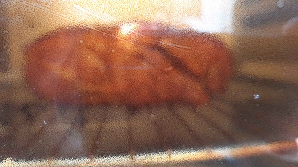 Pork rubbed down and into the smoker!