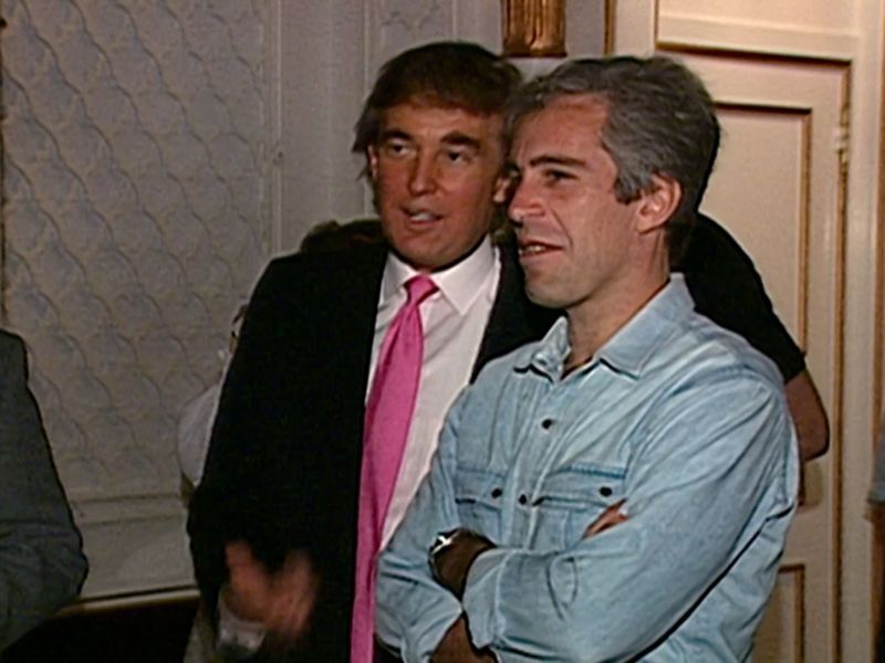 Trump and Epstein 