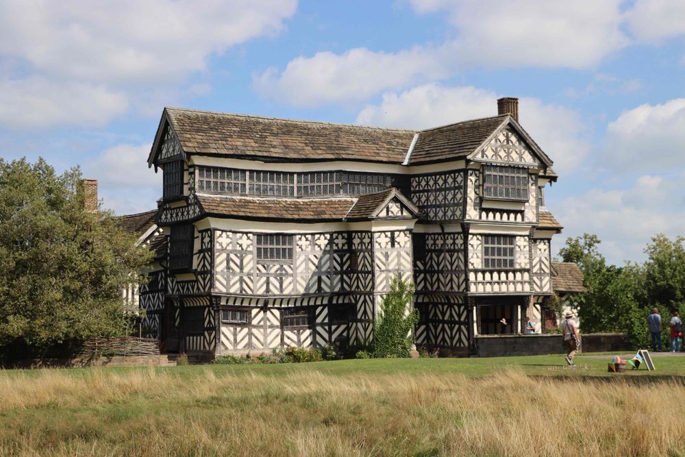 A photo of Little Moreton Hall in Cheshire, now in the care of The National Trust 